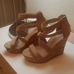 Charles by Charles David Alexa Platform Wedge Sand